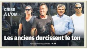 Extrait de la une de La Provence