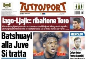 Une de Tuttosport