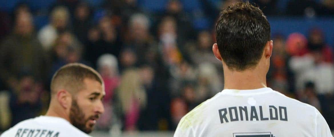 Cristiano Ronaldo et Karim Benzema