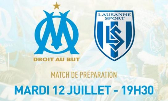 Match amical : suivez OM - Lausanne via le streaming foot en direct