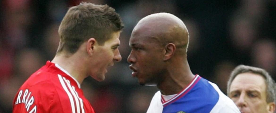 El-Hadji Diouf et Steven Gerrard
