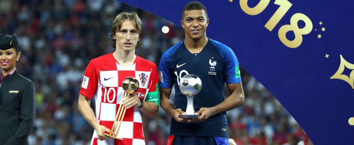 Luka Modric et Kylian Mbappé