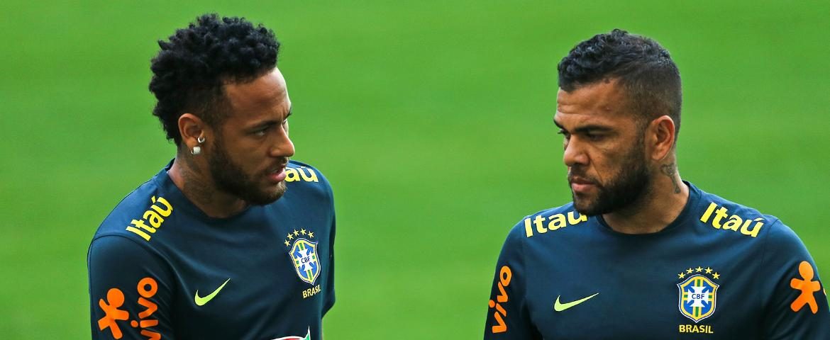 Neymar et Dani Alves