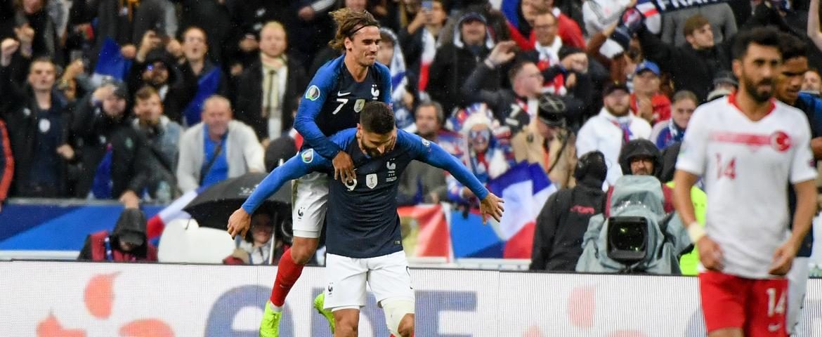 Antoine Griezmann et Olivier Giroud