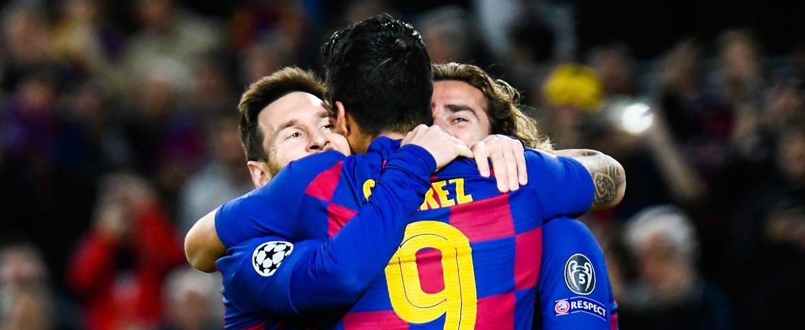Griezmann, Messi et Suarez