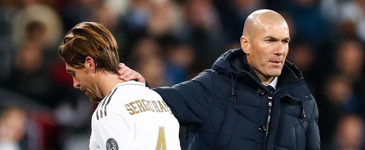 Zinedine Zidane et Sergio Ramos