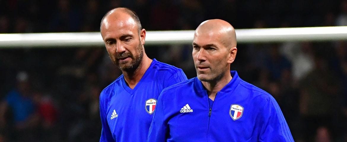Christophe Dugarry et Zinedine Zidane