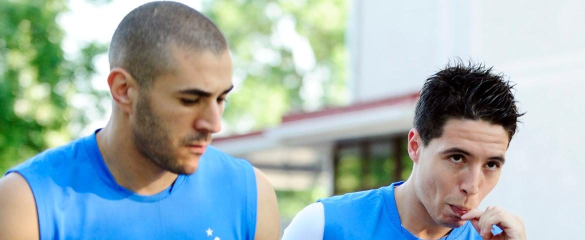Samir Nasri et Karim Benzema