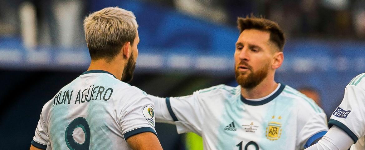 Sergio Agüero et Lionel Messi