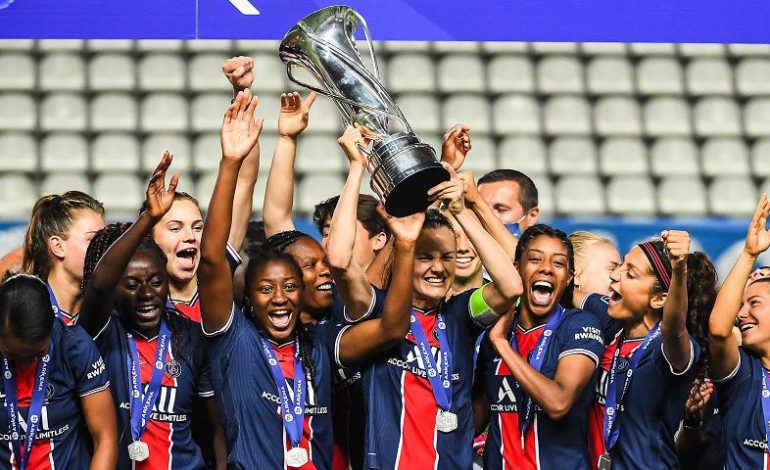 PSG : la joie d&rsquo;Al-Khelaifi, Echouafni et des Parisiennes après la victoire historique !