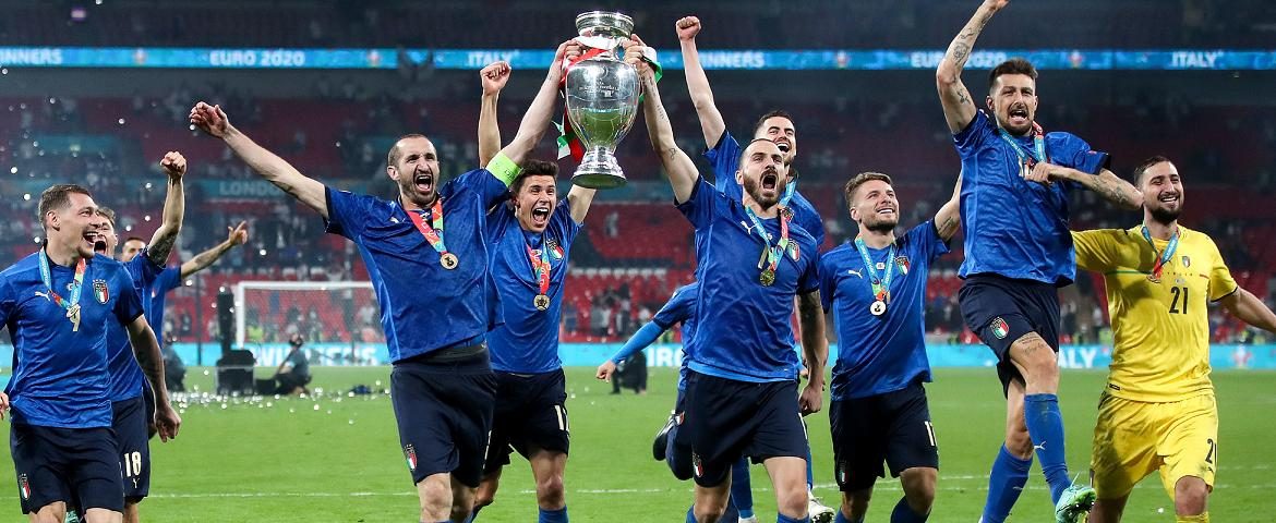L'Italie victorieuse de l'Euro 2021