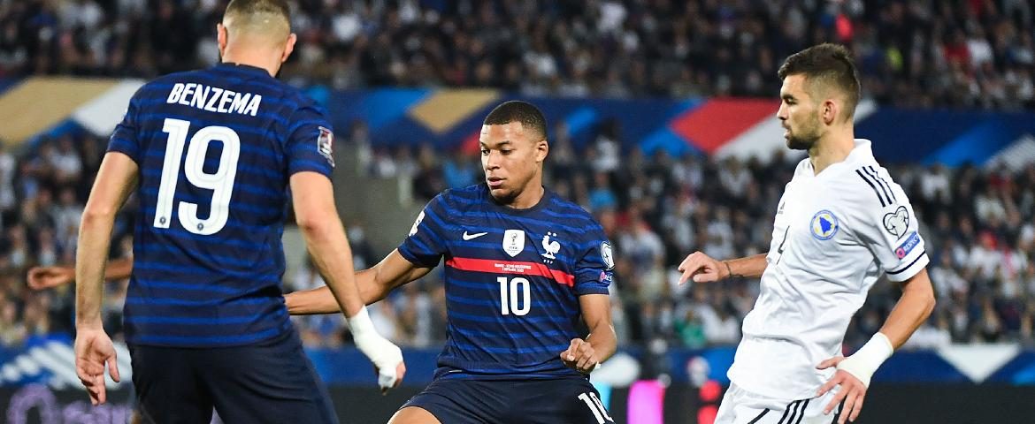Karim Benzema et Kylian Mbappé