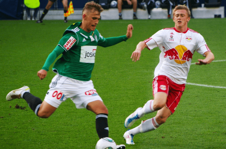 Protéines en poudre pour footballeurs