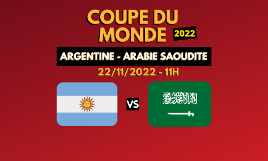 Coupe du monde : Argentine – Arabie Saoudite, voir le match en direct streaming + les meilleures cotes