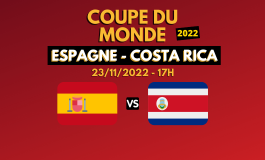Coupe du monde : Espagne – Costa Rica, voir le match en streaming + les meilleures cotes