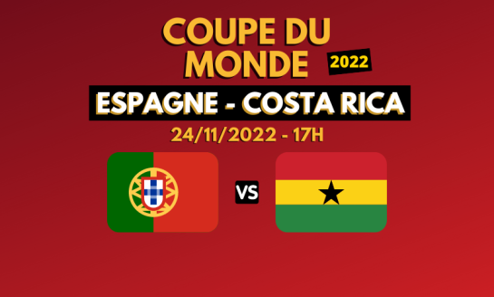 Coupe du monde : Portugal - Ghana, voir le match en streaming + comparateur de cotes