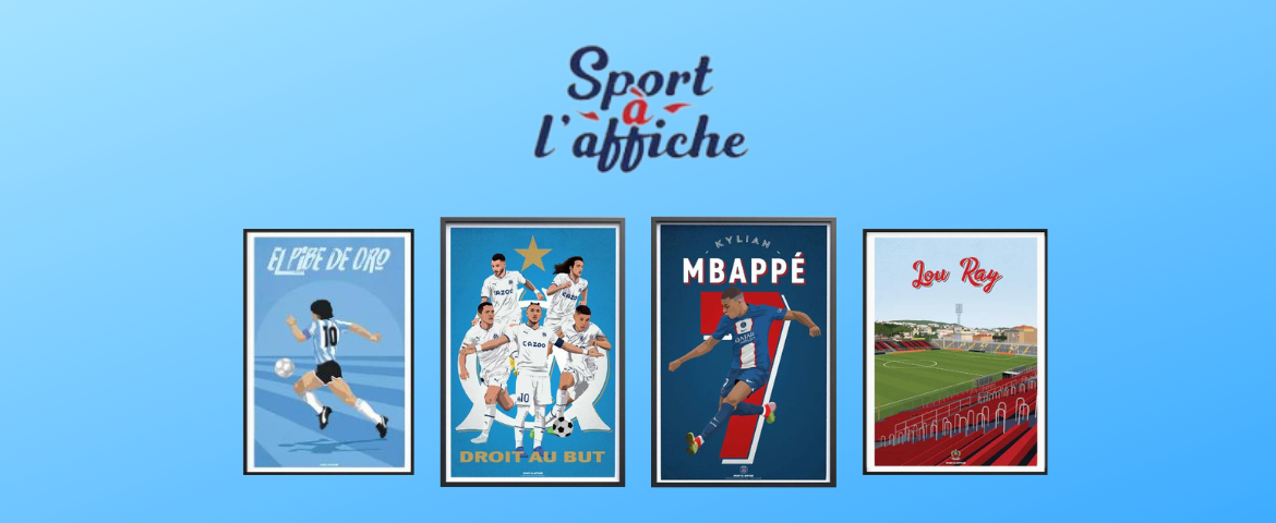 Affiche football - Sport à l'affiche