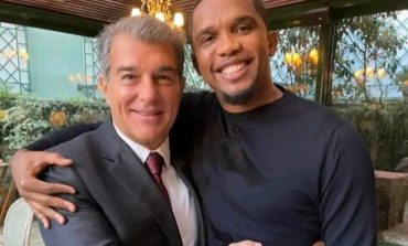 Barcelone : Samuel Eto’o affiche son soutien total à Joan Laporta
