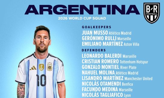 Coupe du monde 2026 : Argentine a dévoilé sa liste officielle