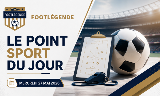 Le point sport du mercredi 27 mai 2026 : Vinicius Jr, Crystal Palace, Anthony Gordon, ce qu'il faut retenir ! 