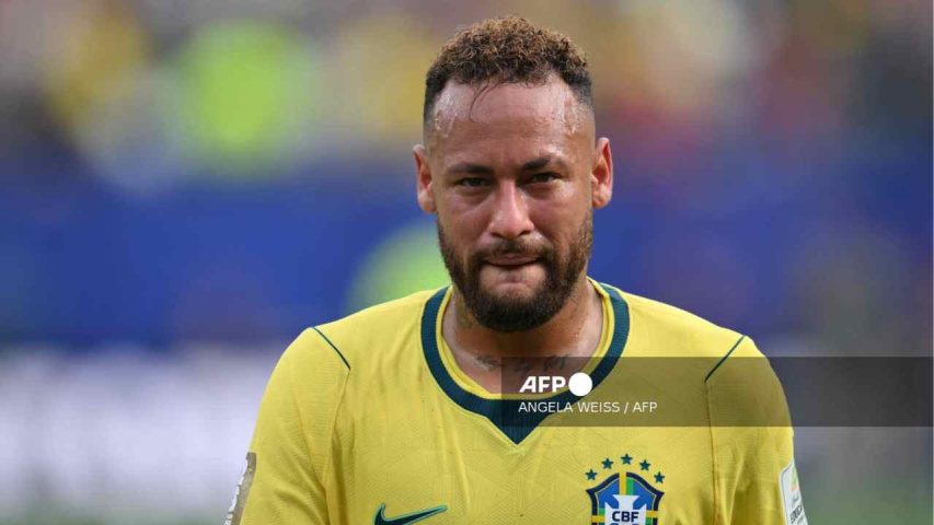 Neymar en larmes