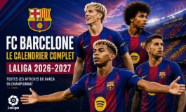 FC Barcelone : le calendrier complet du Barça en Liga 2026-2027