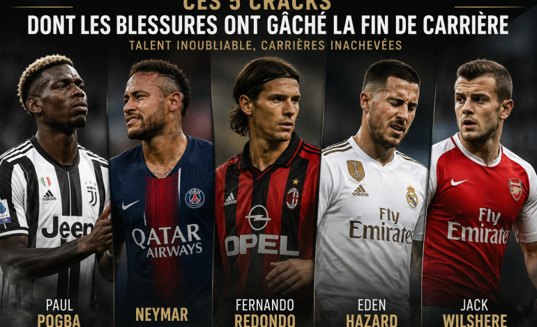 Ces cinq cracks dont les blessures ont gâché la fin de carrière